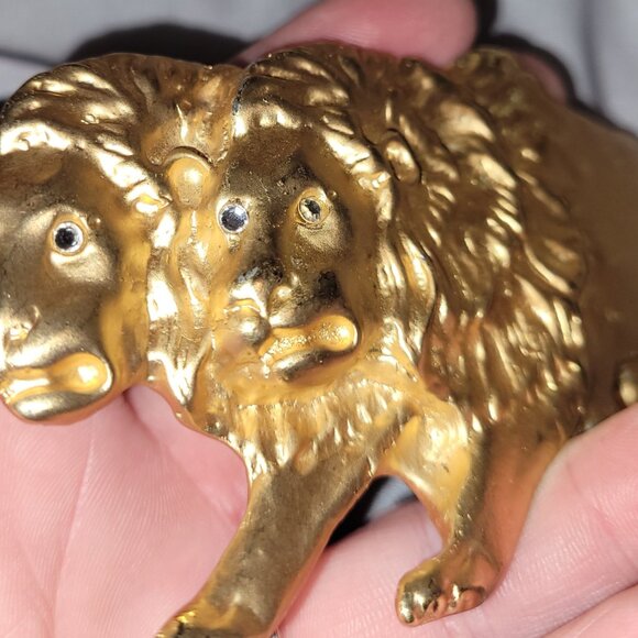 Vintage Laloon Double Lion Belt Buckle main image 5